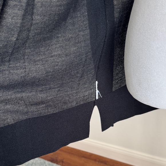 LOFT Black Open Front Cardigan - Picture 4 of 7